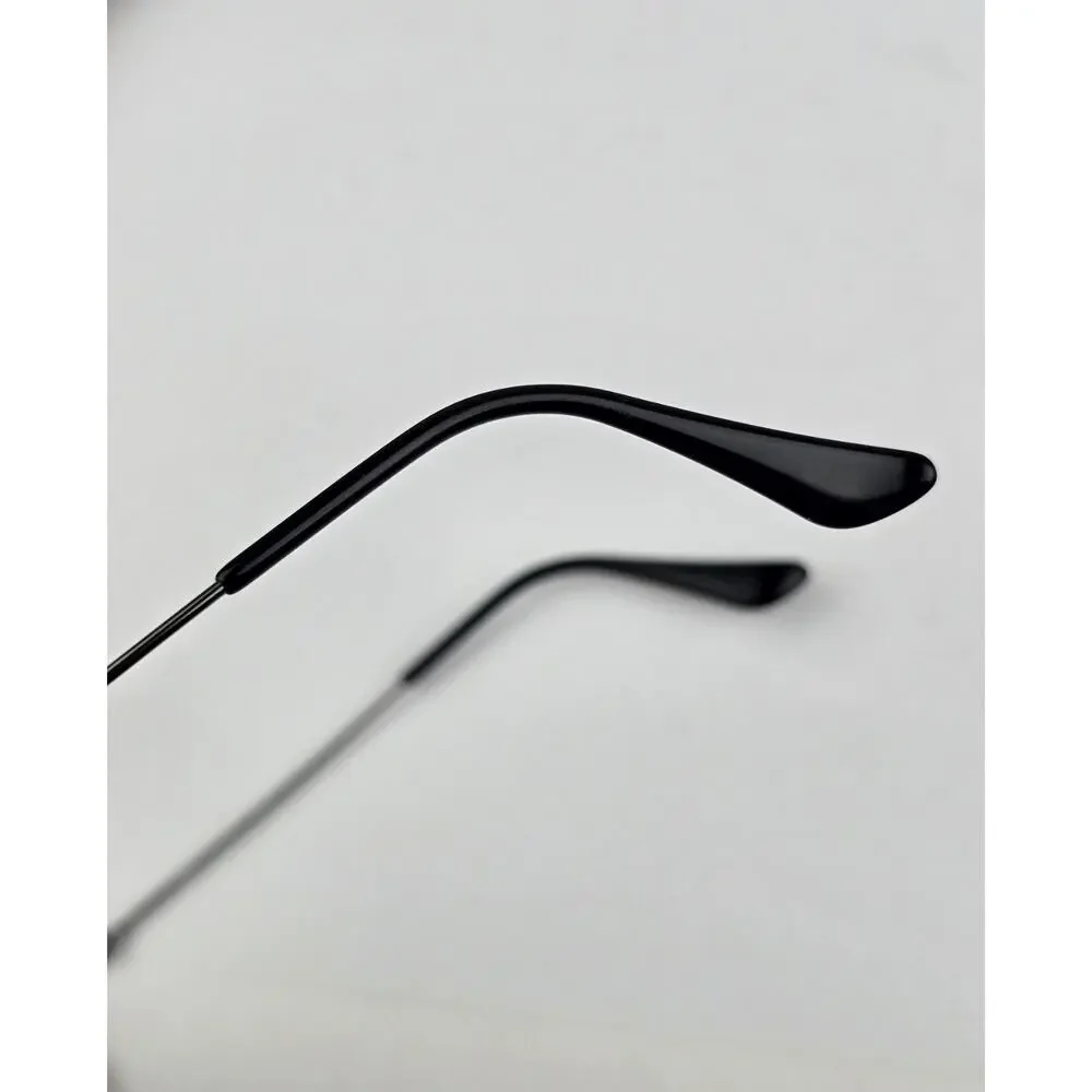 Ray-Ban P Polarized Sunglasses RB 3155 Black Frames Dark Lens 60•16 -not perfect